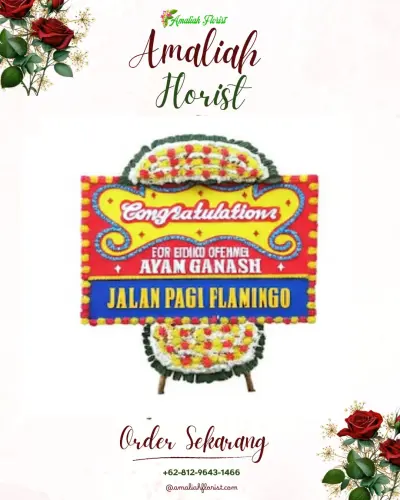 Bunga Papan Congratulation di 8 Ulu